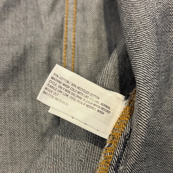 Dark Denim Wild Fable Vest with Button Details NWT - Picture 3 of 5